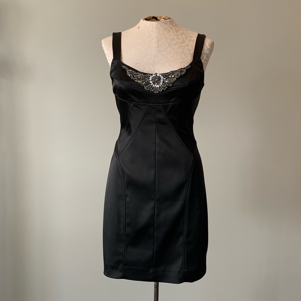David Meister Black Cocktail Dress